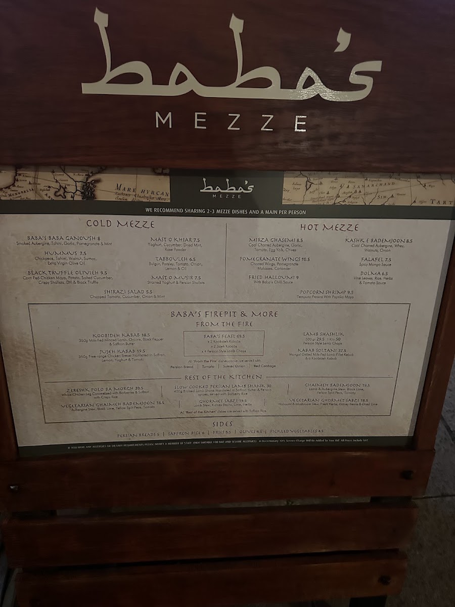 Menu Baba's Mezze Bath-10