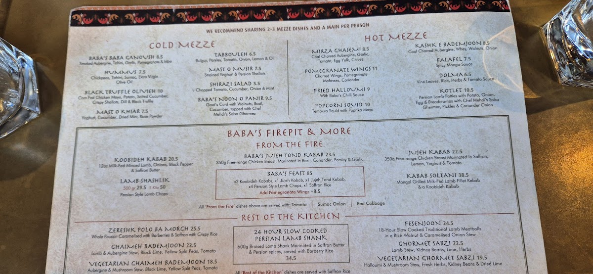 Menu Baba's Mezze Bath-7